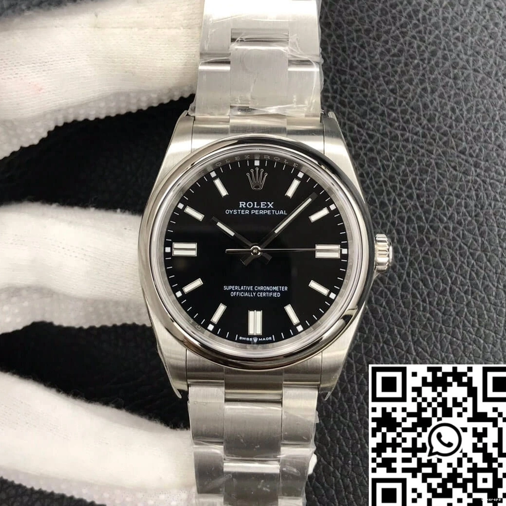 Oyster 36MM EW Factory Dial Perpetual M126000-0002 Rolex Black 0523